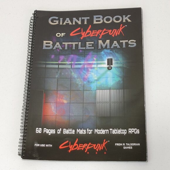 Giant Book of CyberPunk Battle Mats - Picture 1 of 9